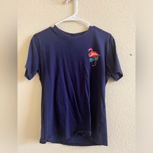cute dark blue graphic T